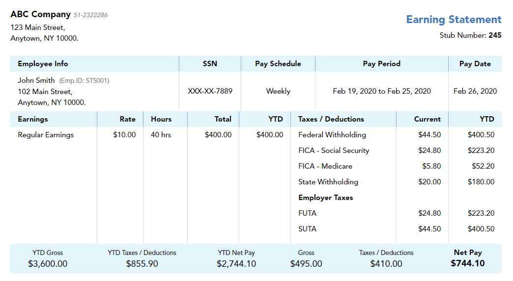 Free-Myrtle-paystub-template